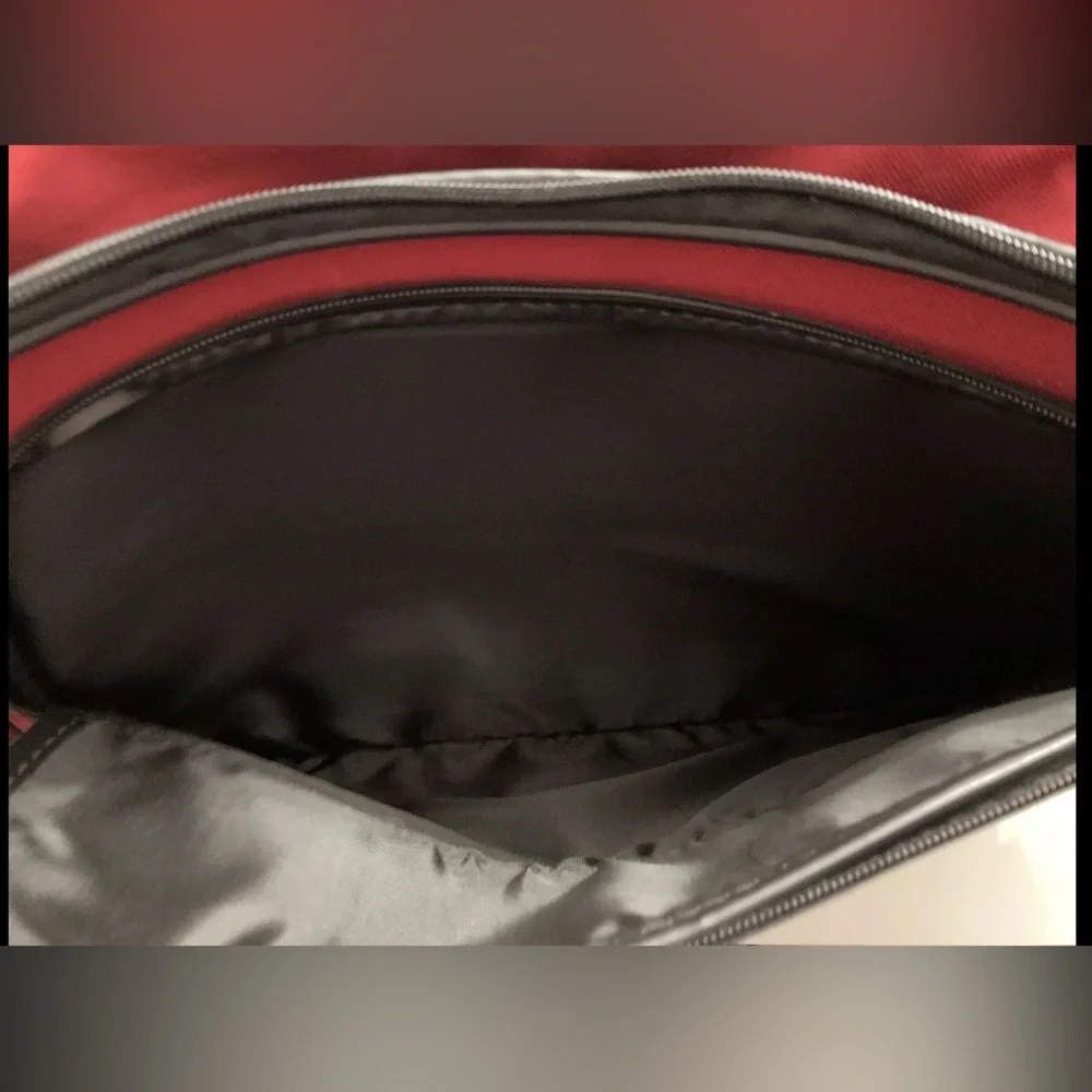 Vintage American Tourister Red Shoulder Bag Carry-On Or Hook Onto Luggage GUC